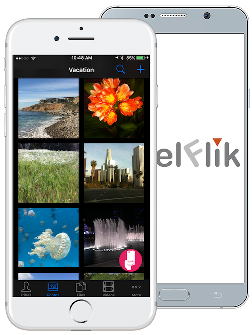 PixelFlik - Sharing app available on Android and iOS